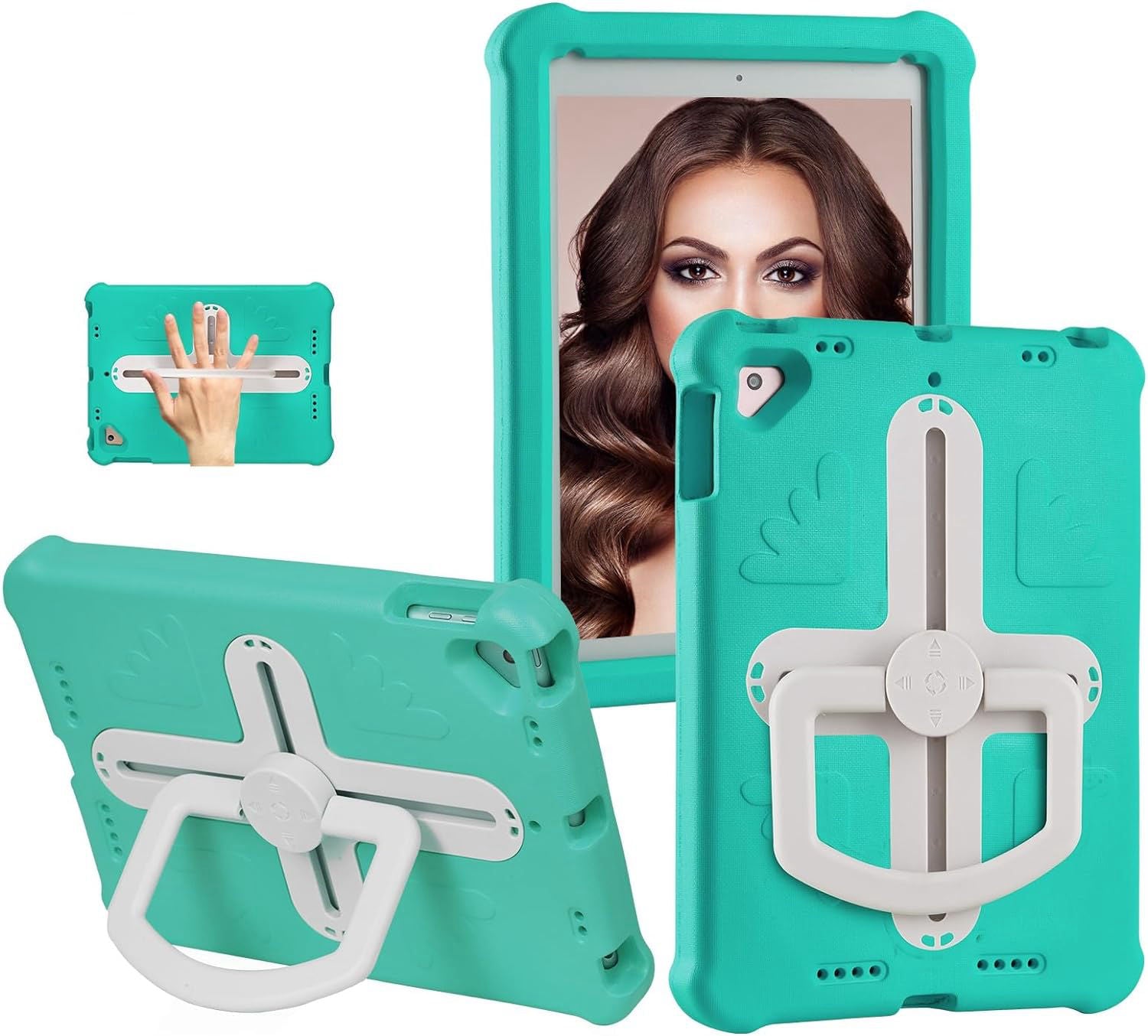 Coque Enfant Personnalisable en Silicone pour iPad 7/8/9 (7e/8e/9e Gén.) 10,2 Coque Enfant Personnalisable en Silicone pour iPad 7/8/9 (7e/8e/9e Gén.) 10,2